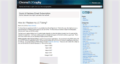 Desktop Screenshot of blog.restek.com